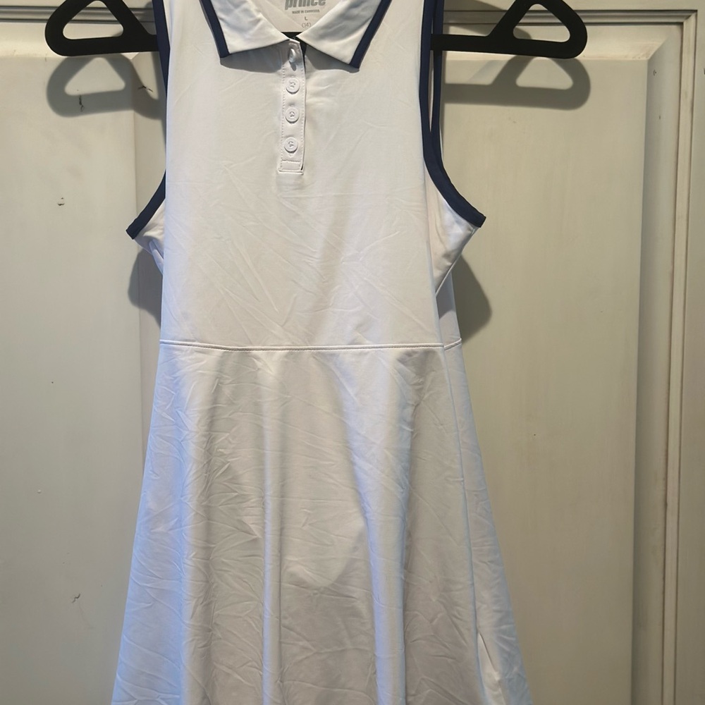Prince Pure White Fashion Polo Dress